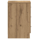 ZNTS Bedside Cabinet Artisan Oak 38x35x55 cm Engineered Wood 861126