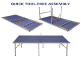 Professional Table Tennis Table, Foldable Movable Ping Pong Table Indoor Outdoor Regulation Size, W5817P501576