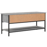 TV Cabinet Grey Sonoma 100x35x45 cm Engineered Wood 832786