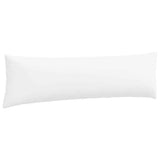 Sofa Pillows 2 pcs White 145 x 40 cm Fabric 42013836