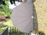 Collapsible Terrace Side Awning Cream 200 cm 44578