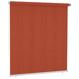 Outdoor Roller Blind 220x230 cm Terracotta HDPE 312804