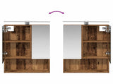 Bathroom Cabinet Set 5 pcs Old Wood 50 x 14.5 x 70 cm 3406325
