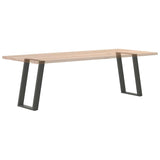 Dining Table Legs U-Shaped 2 pcs Anthracite 60x cm Steel 4012790