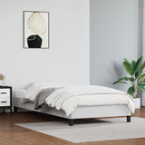 Bed Frame without Mattress White 90x190 cm Single Single Faux Leather 349840