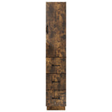 Cabinet Set 2 pcs Smoked Oak 33 x 34.5 x 87 cm Engineered Wood 3416813