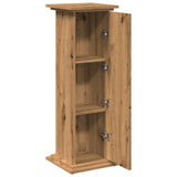 Display Stand with Storage Artisan Oak 31x30x90 cm Engineered Wood 854615