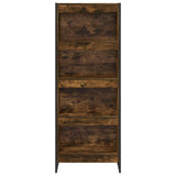 Book Cabinet Smoke Oak 60 x 30 x 155 cm Engineered Wood 886398
