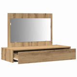 Dressing Table Brown 100 x 40 x 70 cm Engineered Wood 865216