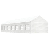 Gazebo with Roof White 15.61x4.08x3.22 m Polyethylene 3155491