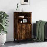 Highboard Smoked Oak 60x36x110 cm Engineered Wood 831497