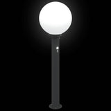 Bollard Lights with Sensor 3 pcs 80 cm Black IP44 4006116