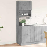 Kitchen Cabinet Grey Sonoma 60x50x180 cm Engineered Wood 3276642