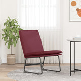 Lounge Chair Wine Red 52x75x76 cm Fabric 351315