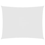 Sunshade Sail Oxford Fabric Rectangular 5x7 m White 135275
