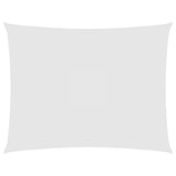 Sunshade Sail Oxford Fabric Rectangular 5x7 m White 135275