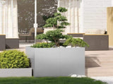 Planter 100x100x80 cm Galvanised Steel 860827