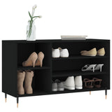 Shoe Cabinet Black 102x36x60 cm Engineered Wood 831405