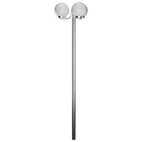 Garden Lamp Post 3 Lamps 220 cm 40389