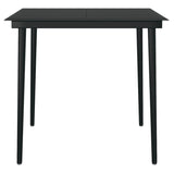 3 Piece Garden Dining Set Black 3099107