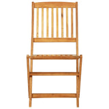 5 Piece Folding Garden Dining Set Solid Wood Acacia 3206330