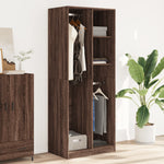 Wardrobe Brown Oak 80x50x200 cm Engineered Wood 3307762