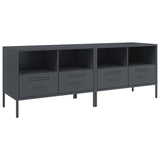 TV Cabinets 2 pcs Anthracite 68x39x50.5 cm Steel 843047
