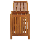 Garden Bench Light Brown Solid Acacia Wood 150 cm x 30 cm x 40 cm 46344
