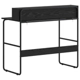 Desk with Storage Black Oak 100 x 50 x 91 cm 8008026