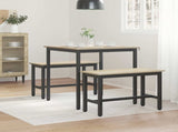 Dining Tables 70 x 70 x 75 cm METAL 892621