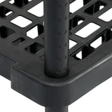 Storage Shelf 5-Tier Black 93.5x45.5x194.5 cm PP 4007261