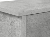 Wall-Mounted Coat Rack with Shelf Concrete Grey 80 x 20 x 30 cm 874342