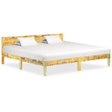 Bed Frame without Mattress Solid Reclaimed Wood 200x200cm 288439