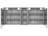 Bathroom Cabinet Set 3 pcs 120 x 14.5 x 70 cm Engineered wood 3403749