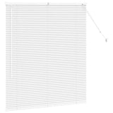 Venetian Blinds Height Adjustable White 130 x 120 cm Aluminium 42005976
