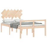 Senior Bed without Mattress Double Solid Wood 3195521