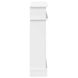 Fireplace Surround White 102 x 26 x 100 cm Engineered Wood 8006642
