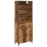 Highboard Old Wood 69.5 x 34 x 180 cm Engineered Wood 3415733