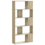 Bookcase 5-Tier Sonoma Oak 80,5x23,5x162,5 cm Engineered Wood 852773