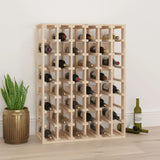 Wine Rack 70x33x94 cm Solid Wood Pine 822531