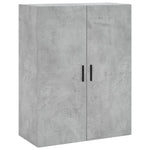 Highboard Concrete Grey 69.5x34x180 cm Engineered Wood 3198165