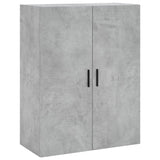 Highboard Concrete Grey 69.5x34x180 cm Engineered Wood 3198165