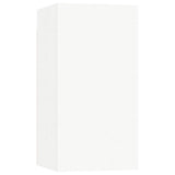 7 Piece TV Cabinet Set White Engineered Wood 3078729