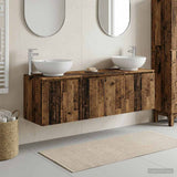 Bathroom Cabinet Set 3 pcs Old Wood 49.5 x 44.5 x 65 cm 3405695