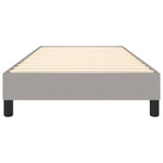 Box Spring Bed Frame Light Grey 90x200 cm Fabric 3120484