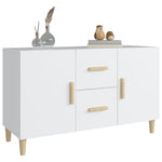 ZNTS Sideboard White 100x36x60 cm Engineered Wood 812510