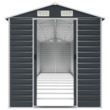 Garden Shed Anthracite 191x980x198 cm Galvanised Steel 3188263