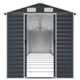 Garden Shed Anthracite 191x980x198 cm Galvanised Steel 3188263