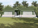 Family Tent with Roof Green and Beige 622 x 295 x 238 cm 4100700