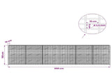 Gabion with 3.5 mm Wire and 5x10 cm Mesh 600x10x150 cm 3462558